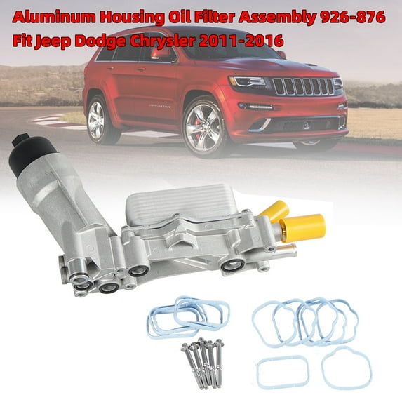 Aluminum Housing Oil Filter Assembly 926-876 Fit for Jeep Dodge Chrysler 2011-2016