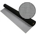 thumbnail image 1 of Aluminum Insect Screen Mesh Kit - (36 in x 100 ft) Roll of Aluminum Screen Wire & Roller Tool - Aluminum Screen Rolls for Patio & Window Screen Replacement - Black, 1 of 10