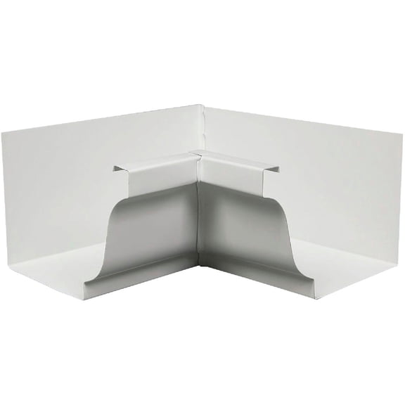 Aluminum Inside Mitre Gutter Corner - Single Pack
