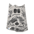 thumbnail image 1 of Aluminum Intake Manifold Compatible with Chevy Vortec SBC V8 283 307 350 327 Polished Silver, 1 of 5