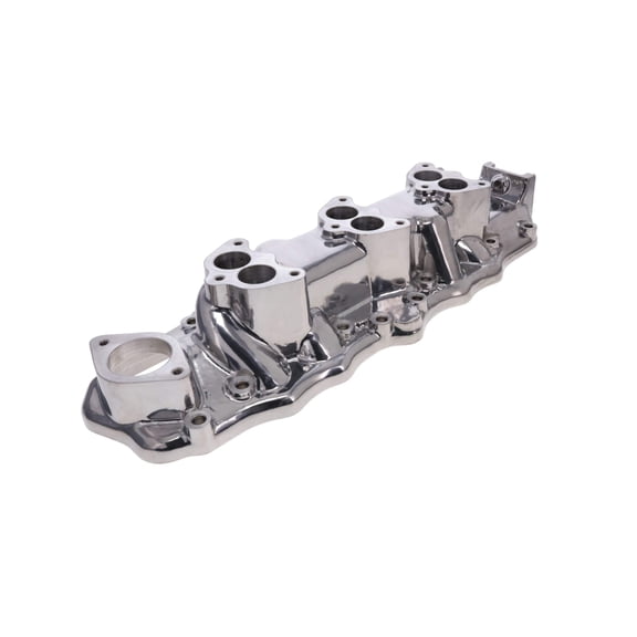 Aluminum Intake Manifold for 1949-1953 Ford Flathead Triple Deuce Polished