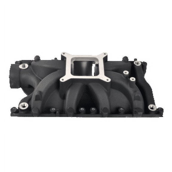 Aluminum Intake Manifold for Small Block Ford 351W Windsor Single Plane Black