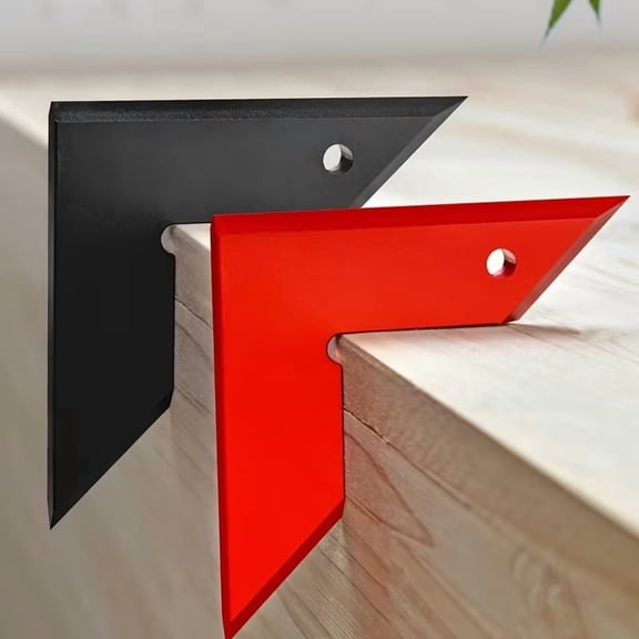 Aluminum L-Shaped Triangular Ruler 45 90 Degree Carpenter Square for Woodworking Layout