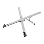 Aluminum Laptop Stand Foldable 6 Height Adjustable For Offices Travel And Home Use for 10 To 17.3Inch Devices