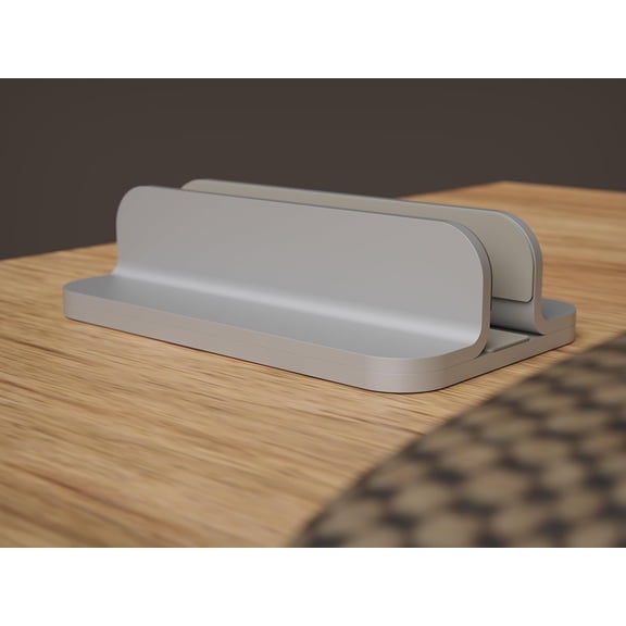 Aluminum Laptop Stand, Sturdy and Adjustable, Compatible with Apple MacBook Pro/Air, Mac Mini, iPad Pro, Silver