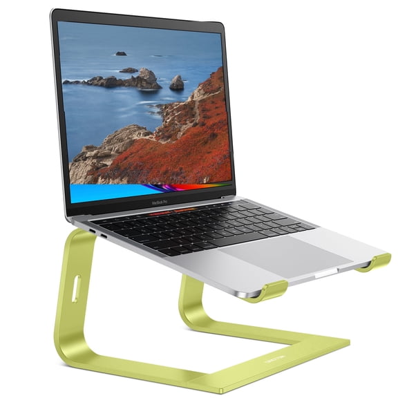 Aluminum Laptop Stand for Desk, Detachable Computer Riser Holder,  Compatible with MacBook Air/Pro, Dell, HP and All Laptops (11-16 inch), OMOTON