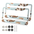 thumbnail image 1 of Aluminum License Plate Frame 2 Pack Car Exterior Accessory Car Tag Holder for Front Rear Plates Cars Decor Cute Otters in Various Poses, 1 of 7