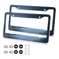 thumbnail image 1 of Aluminum License Plate Frame 2 Pack Car Exterior Accessory Car Tag Holder for Front Rear Plates Cars Decor Mysterious Christmas Night Scene, 1 of 7