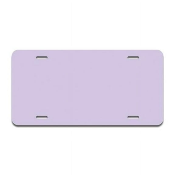 Aluminum License Plate - Solid Lilac