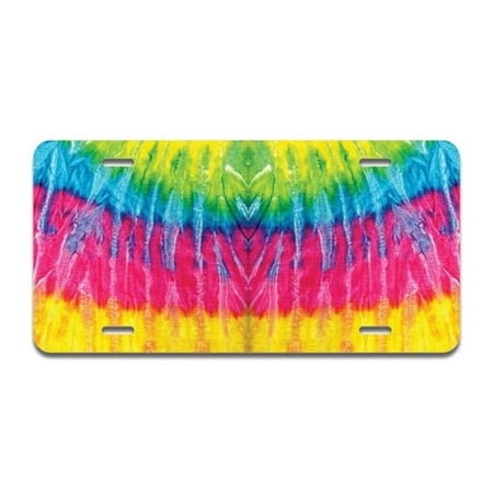Aluminum License Plate - Tie Dye 2
