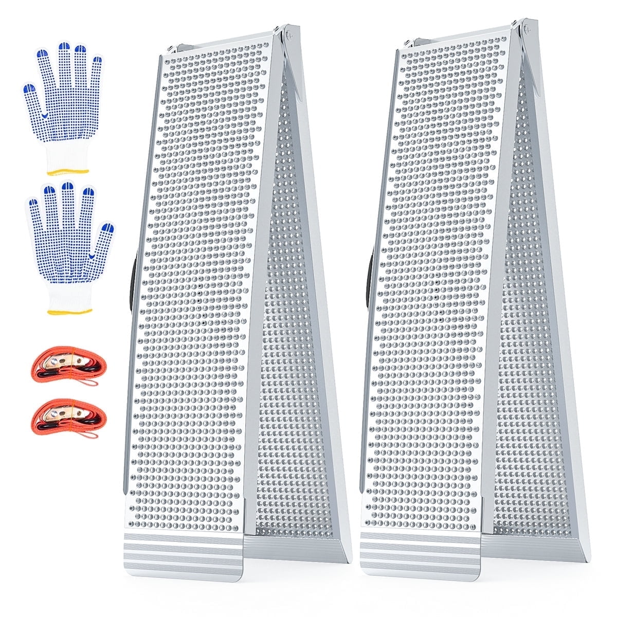 Aluminum Loading Ramps, 1900Lbs Capacity, 7.5ft Trunk Ramps for Pickup ...