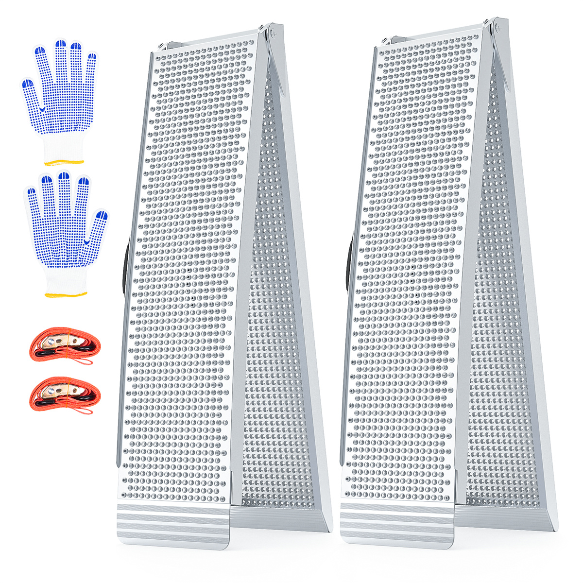 Load All Ramp Aluminum Loading Ramps, 1900Lbs Capacity, 7.5ft Trunk Ramps for Pickup ...