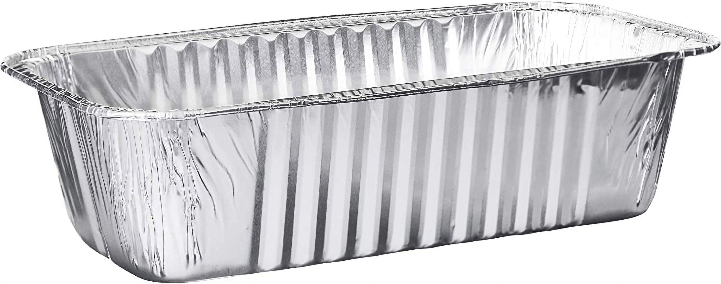 Aluminum Loaf Pan Without Lids 5 Lb. Disposable Loaf Pans For Baking