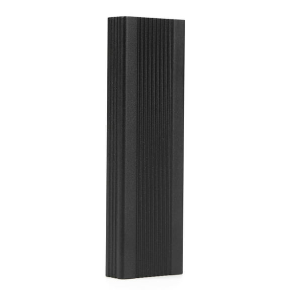 Aluminum M.2 NVMe/ Dual Protocol Mobile Hard Disk Case USB3.1 Type-C External SSD Enclosure Aluminum Alloy Shell Black Not Inclube Hard Disk