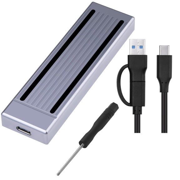 Aluminum M.2 NVMe Enclosure For PCIe SSDs With M Key/M&B Key Interfaces Compatibility And Multicolor Argb Lighting