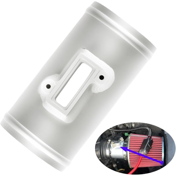 Aluminum MAF Mass Air Flow Sensor Adapter 63mm(2.5") 70mm(2.75") 76mm(3.0") Intake Mount for Nissan Altima for Honda Civic Performance Cars Modification
