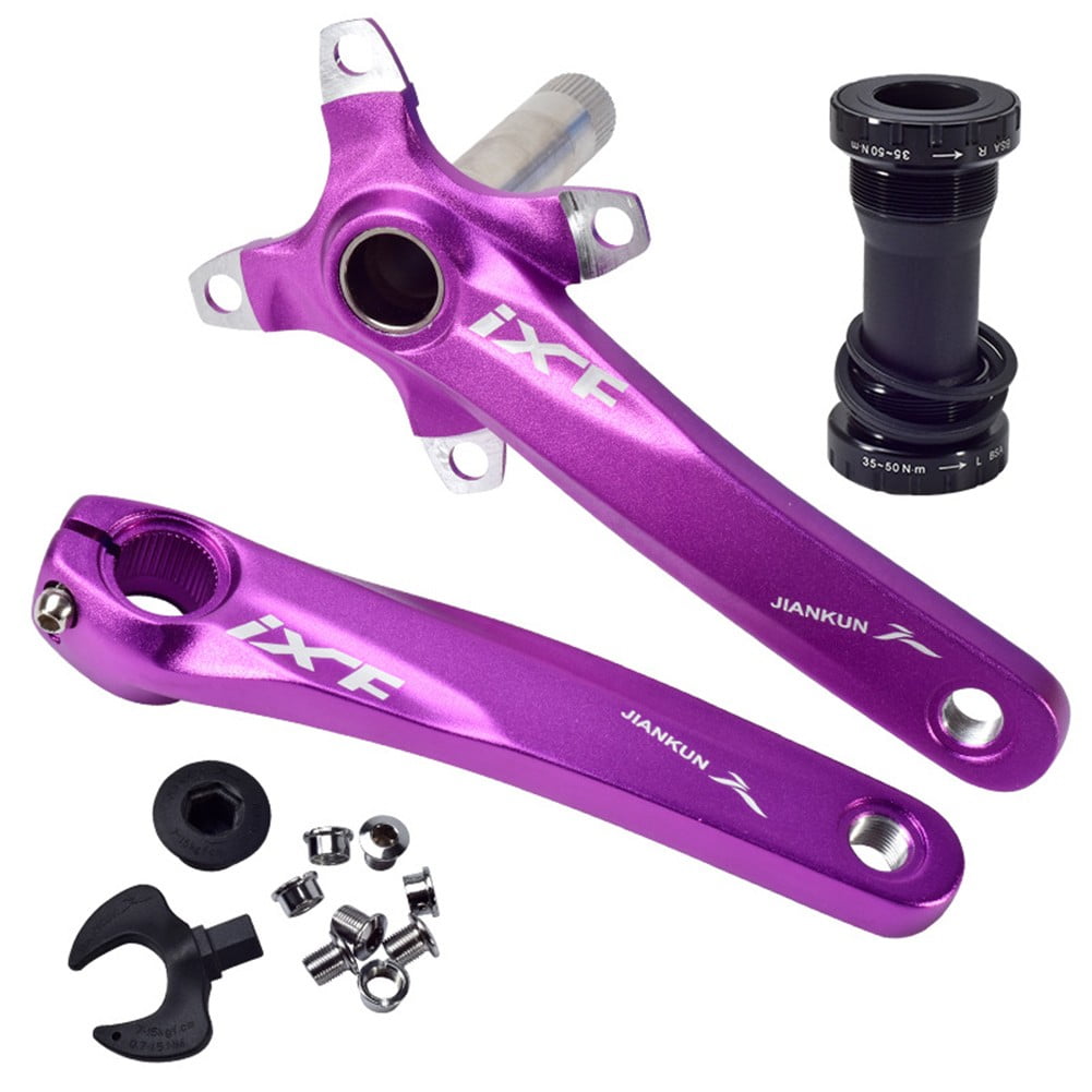 Aluminum MTB Bicycle 170MM Crankset Crank Arm Bottom Bracket Kit