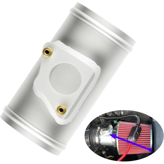 Aluminum Mass Air Flow Sensor Adapter MAF Intake Mount Pipe | 63mm 70mm 76mm (2.5" 2.75" 3.0") | Fits for Toyota for Mazda for Subaru Cars