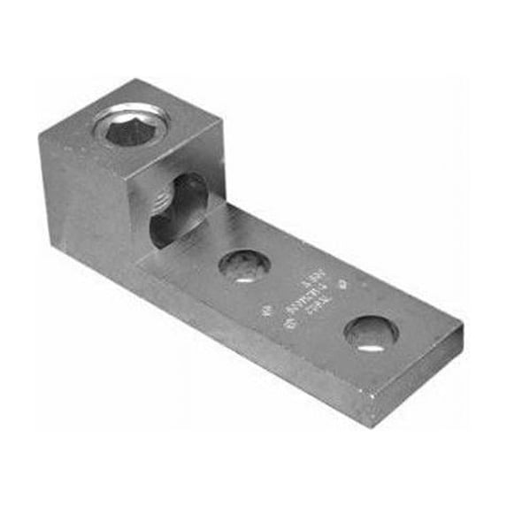 Aluminum Mechanical Lugs One Conductor - Two Hole Mount 600MCM-No.2 AWG Bulk Box