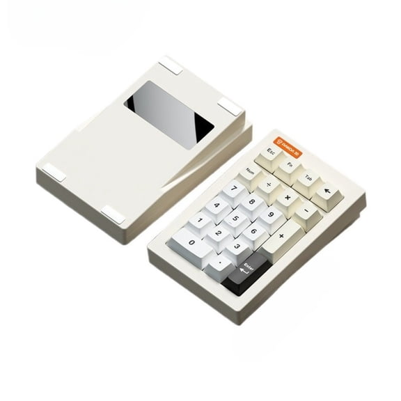 Aluminum Mechanical Numpad, PANDA20 Triple-Mode (Bluetooth/Wired) Number Pad for Laptop and Desktop - Compatible with ROG Azoth Keyboard