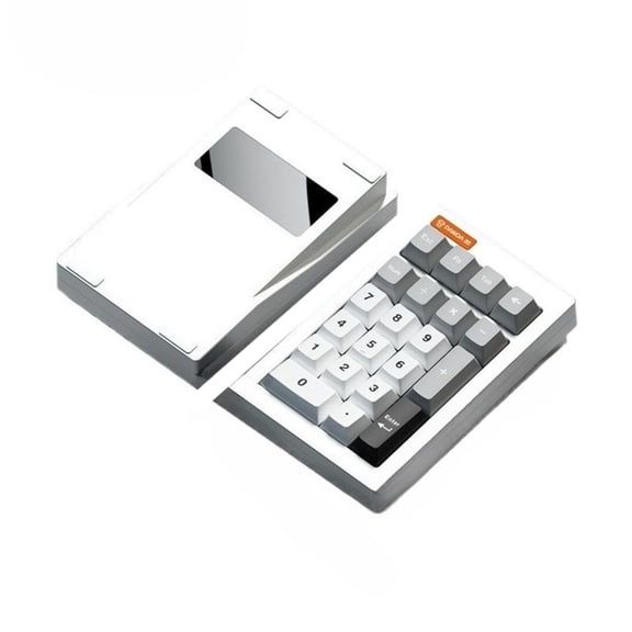 Aluminum Mechanical Numpad, PANDA20 Triple-Mode (Bluetooth/Wired) Number Pad for Laptop and Desktop - Compatible with ROG Azoth Keyboard