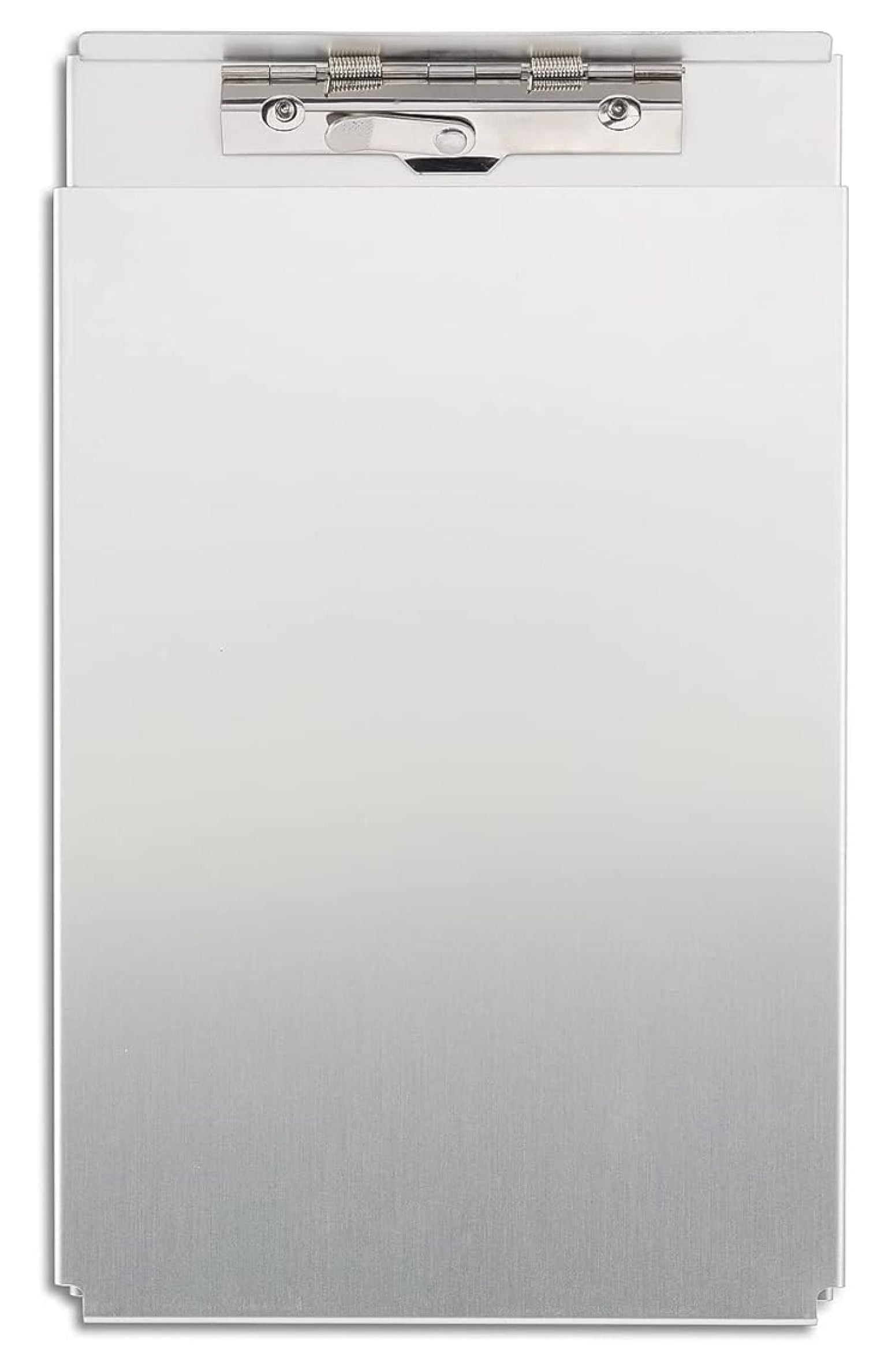 Aluminum Memo Clipboard 2 Pack - Silver Storage Clipboards - Portable Document Holder - Business Forms Organizer - Durable Metal Clipboards for Office & Field Work
