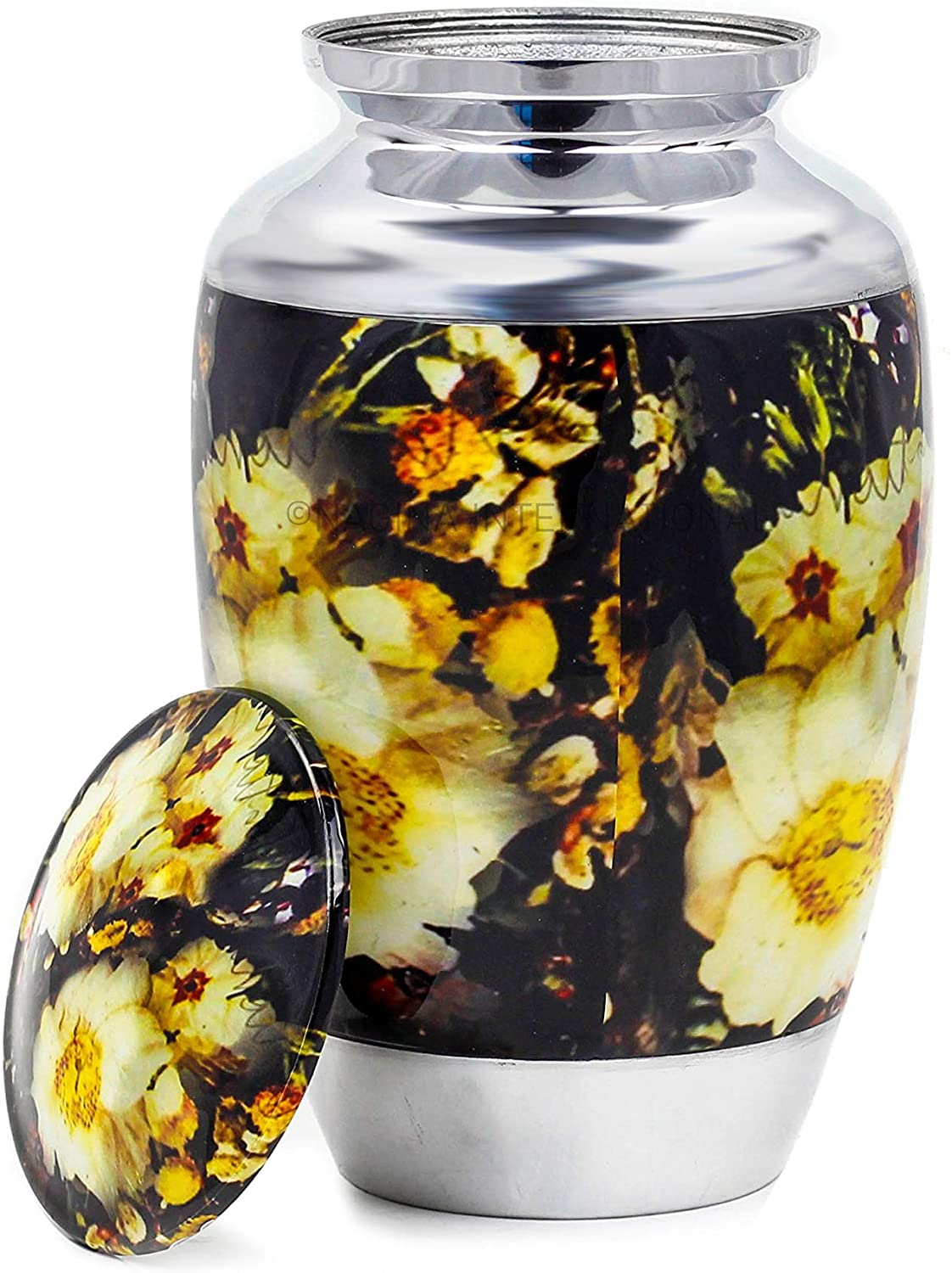 Aluminum Metal Cremation Urns for Ashes & Mortal Remains Handmade