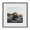 thumbnail image 1 of Aluminum Metal and Glass Single Picture Frame 12x12, 1 of 7