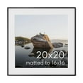 thumbnail image 1 of Aluminum Metal and Glass Single Picture Frame 20x20, 1 of 7