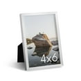 thumbnail image 1 of Aluminum Metal and Glass Single Picture Frame 4x6, 1 of 6