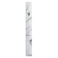thumbnail image 1 of Aluminum Mezuzah Case with 3D Painted Shin Design Easy Peel and Stick Judaica kosher mezuzah for door (White Marble, 7 Inches), 1 of 5