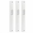 thumbnail image 1 of Aluminum Mezuzah Case with Modern Shin Design Waterproof Self Stick Judaica Door Mezuza for 12cm-5inches Scroll Home Blessing Cover (3 Pieces, White), 1 of 4