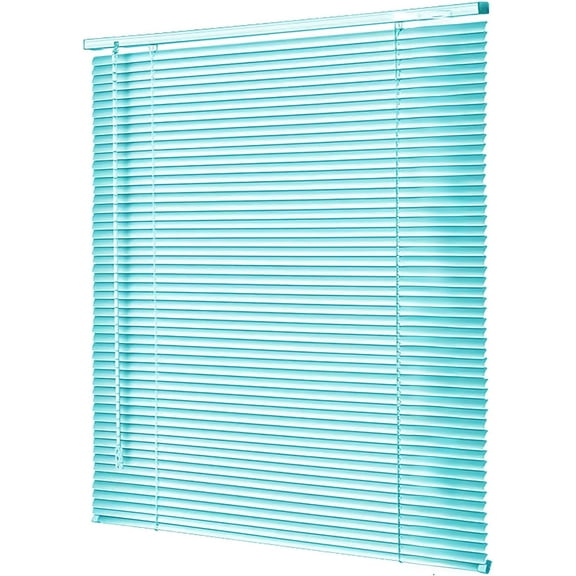 Aluminum Mini Blinds 1" Slats Privacy Venetian Window Blinds 10" 16" 28" 34" 40" 48" 52" 55" 62" 70" 76" Cordless Horizontal Shades Blackout Blind for Bedroom Bathroom Office(Dark Blue)