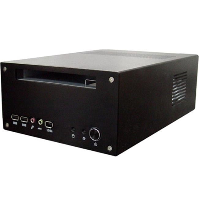 Aluminum Mini-ITX Media Center - HTPC Case - Black - Walmart.com