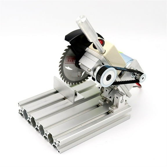 Aluminum Miniature Table Saw High Precision Cutting Machine DIY Model Saws Precision Carpentry Chainsaw For Woodwork ,Easy to Operate