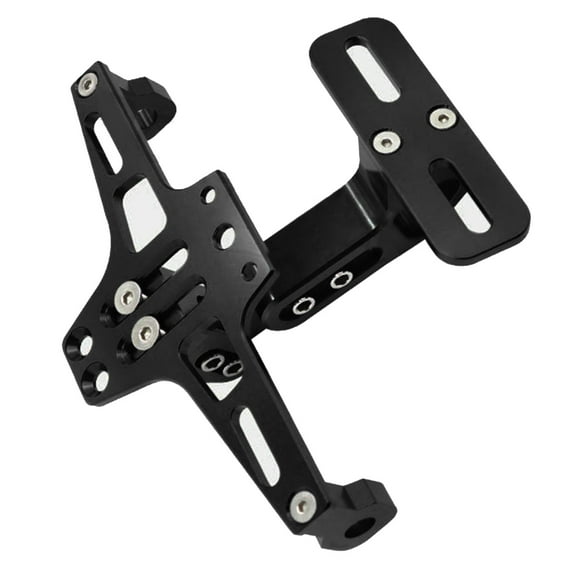 Aluminum Motorbike Number Plate Motorcycle Rear License Plate Frame Holder Frame Adjustable License Plate Bracket