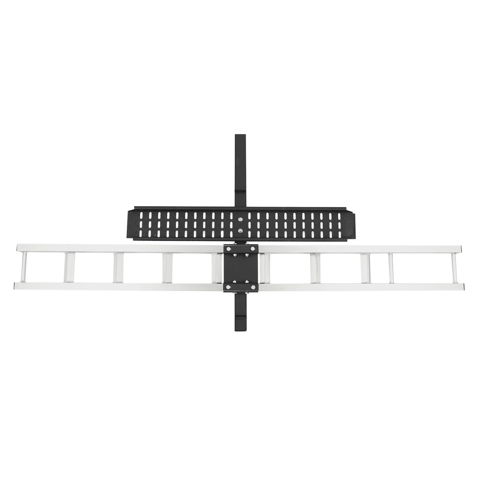 Aluminum Motorcycle Carrier, 450lbs Max Capacity, Hitch-mounted with Ramp, Steel Frame, Practical Straps for Securing Bikes, Ideal for Dirt Bikes and Motorcycles