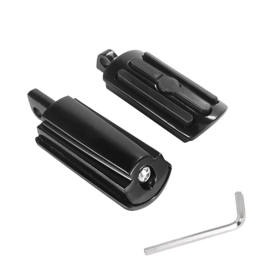 Aluminum Motorcycle Foot Pegs set Metal Foot Pegs 32mm Bike Footrests Quick Installation for Enthusiasts & Club Members
