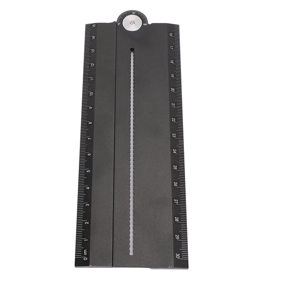 Aluminum Multi-Angle Measuring Ruler, Flippable Drafting Tool for Carpentry and Engineering Projects - Precision Layout Gauge