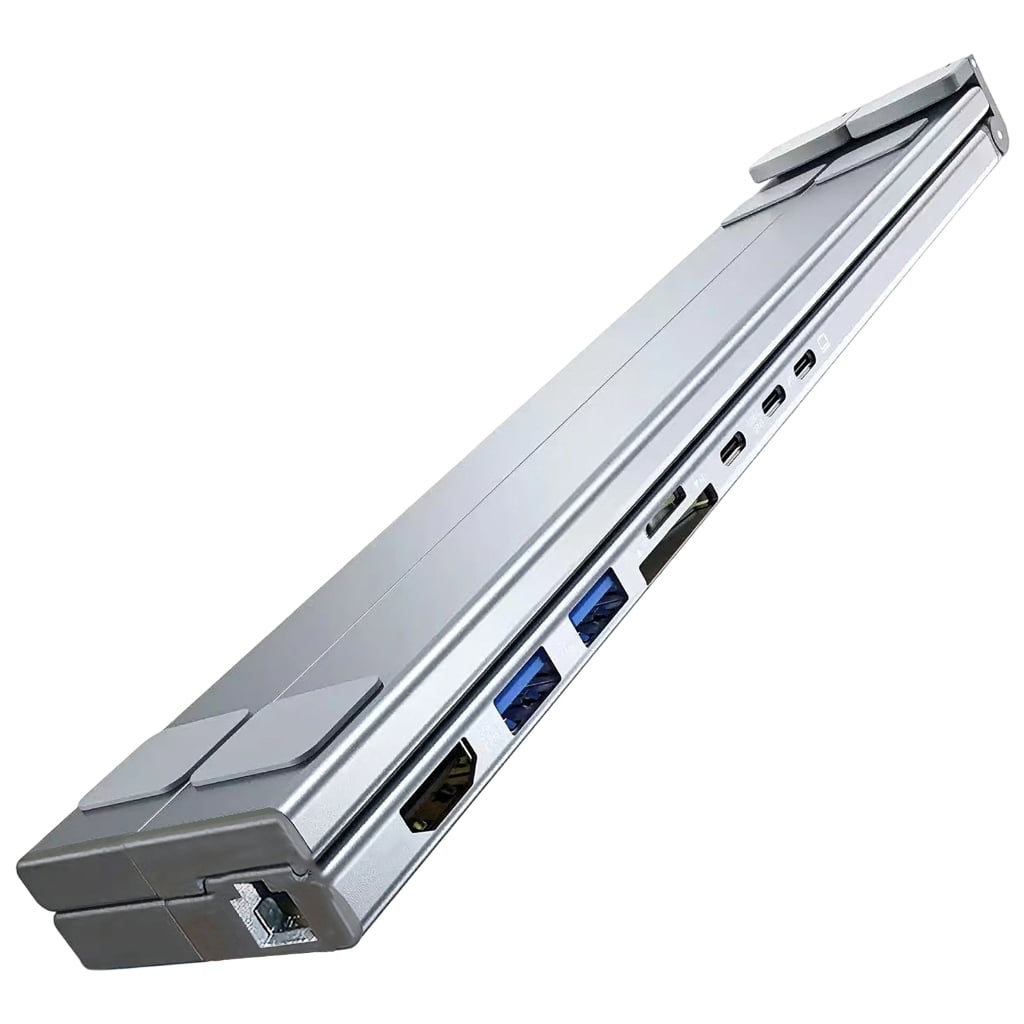 Aluminum Multiports USB C Hubs For Laptop With 4K HDTV Charging And Card Reader