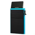 thumbnail image 1 of Aluminum Not Theft Card Case with Quick Release Mechanism Metal Card Wallet, 1 of 15