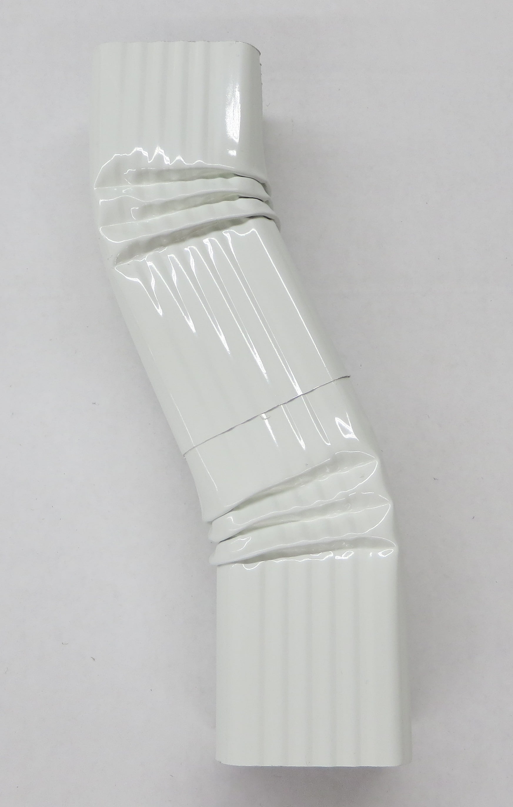 Aluminum Offset Downspout Elbow (2x3 B, HIGH GLOSS WHITE)