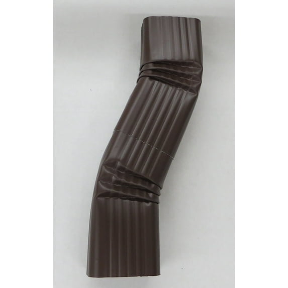 Aluminum Offset Downspout Elbow (3x4 B, ROYAL BROWN)