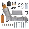 thumbnail interactive-video image 1 of MITZONE Aluminum Oil Filter Housing With Cooler For Chrysler 200 300 Town & Country 3.6L – 5184294AC 1 of 5
