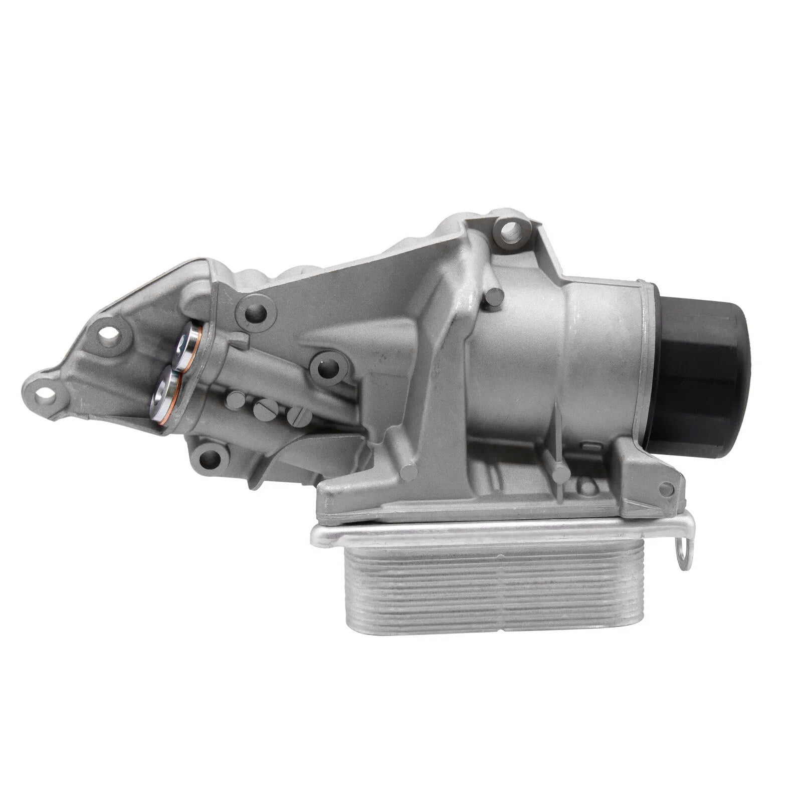 Aluminum Oil Filter Housing with Cooler Gasket for Mercedes C300, E350, G550, Ensures Durability Leak Resistance