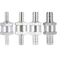 Aluminum OneWay Fuel Return Check Valve (4 Pieces) (6 8 10 12mm) for