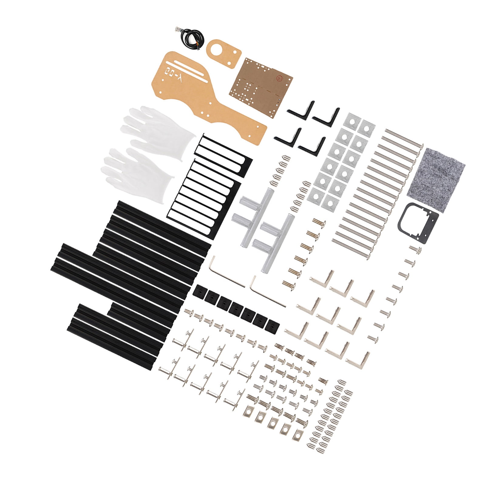 Aluminum Open Frame Computer Case, Easy Assembly, Supports ATX PSU ...