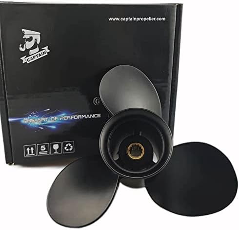 Aluminum Boat Propeller For Yamaha 9.9/15/F15C/F20HP Outboards - 9 1/4 X 9 3/4 Or 9 1/4 X 10 1/2