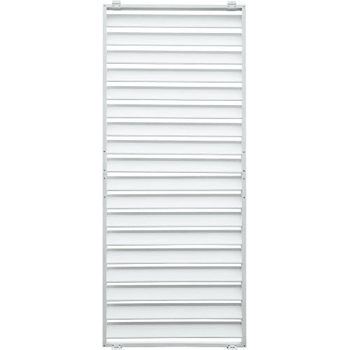 Aluminum Outdoor Louvered Pergola Screens, Pergola Accessories, Flexible Installation, Water Resistant, White