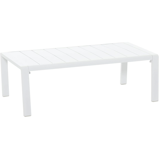 Aluminum Outdoor Patio Coffee Table All Weather Outdoor Metal Coffee